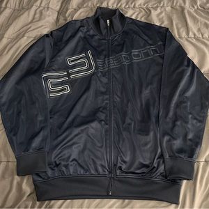 Sean John Track Jacket w/logo‎ Full Zip 2XL Blue mens